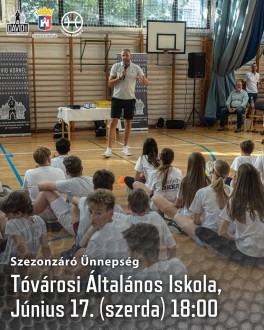 Szerdán délután tartja szezonzáróját a Dávid Kornél Kosárlabda Akadémia