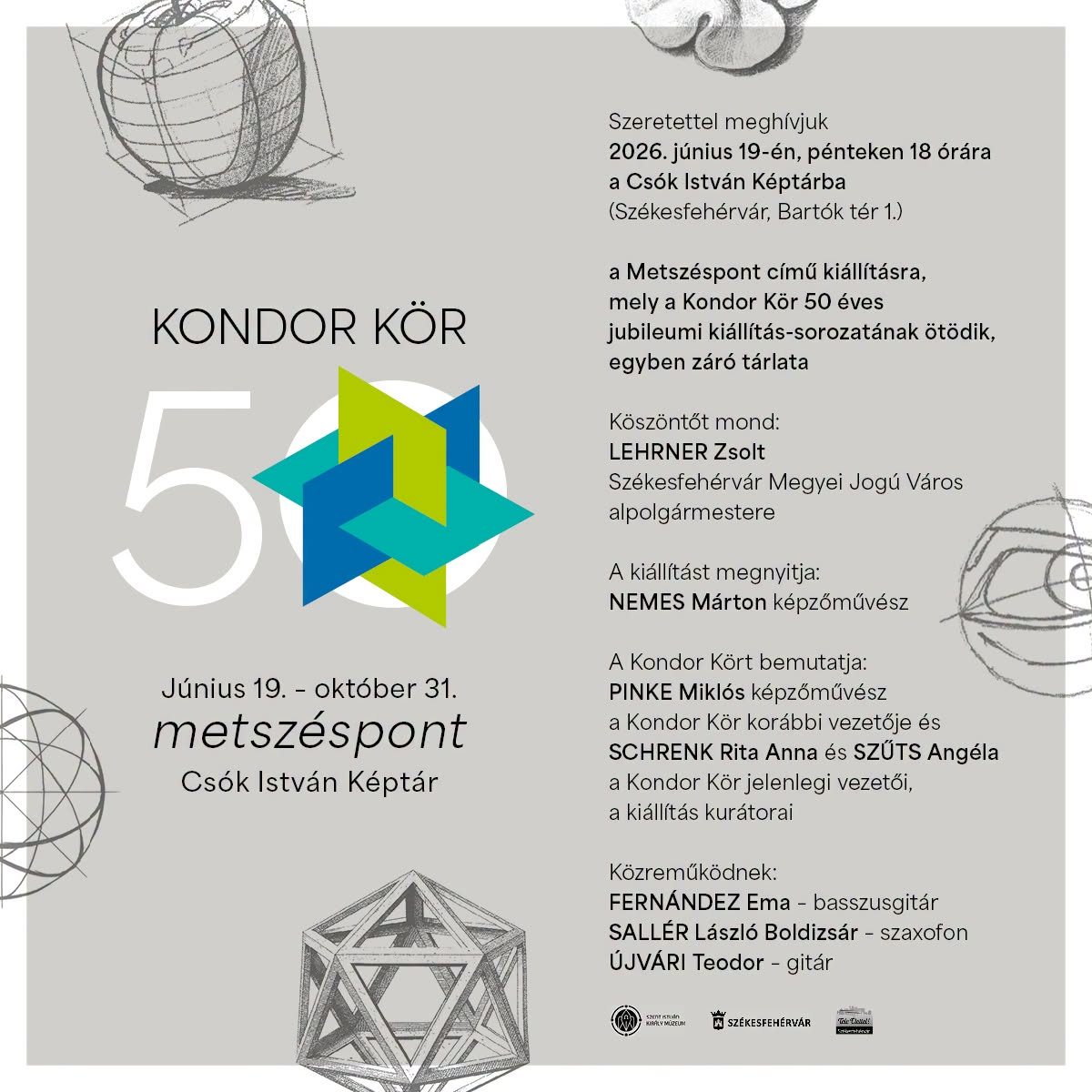 Metszéspont - kiállítással zárul a Kondor Kör 50 éves jubileumi kiállítássorozata