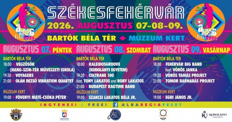 Alba Regia Feszt - augusztus 7-től a Bartók Béla téren és a Múzeum udvarán