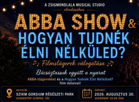 ABBA filmslágerek csendülnek fel augusztusban a Gorsium Régészeti Parkban
