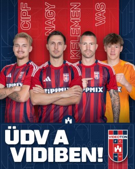 Nagy jövés-menés a Vidinél – pénteken a Haladás elleni mérkőzésre várják a szurkolókat