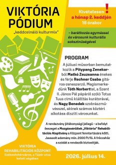 Július második keddjén folytatódik a Viktória Pódium