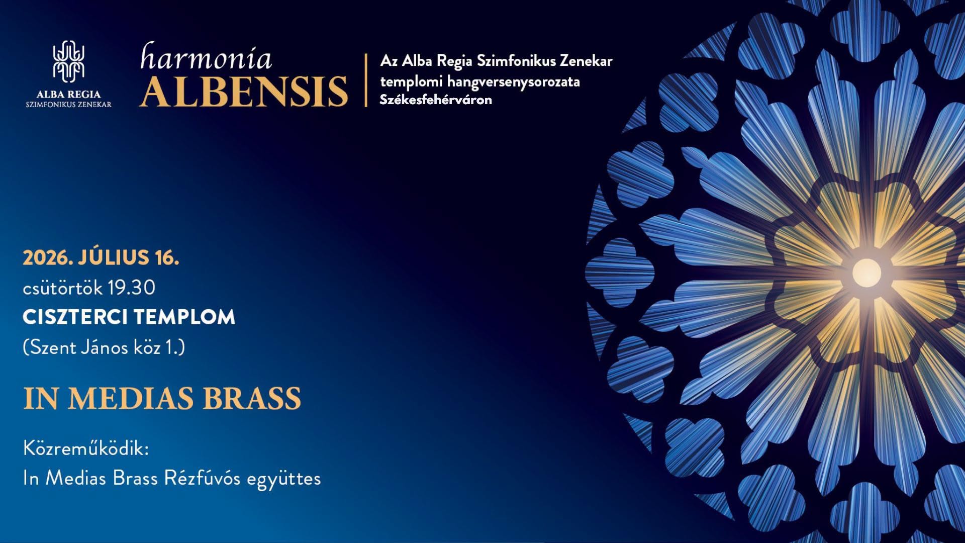Virtuóz rézfúvós esttel folytatódik a Harmonia Albensis