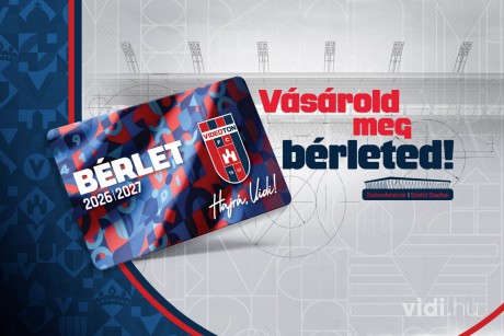 Már megvásárolhatók a Vidi-bérletek a 2026/2027-es szezonra!