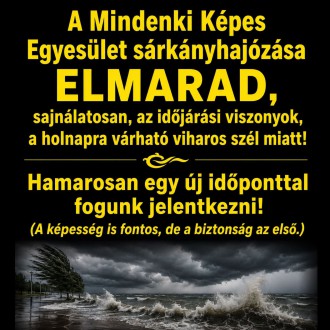 Elmarad a sárkányhajózás a Mindenki Képes Egyesülettel szombaton a Velencei-tavon