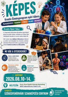 Kreatív Élményprogram – ingyenes nyári táborba várják a gyermekeket