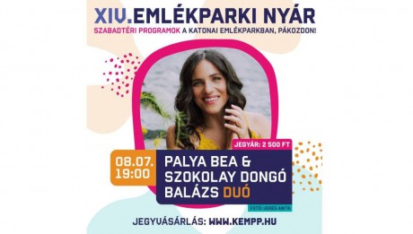 Palya Bea és Szokolay Dongó Balázs duójával zárul az Emlékparki Nyár