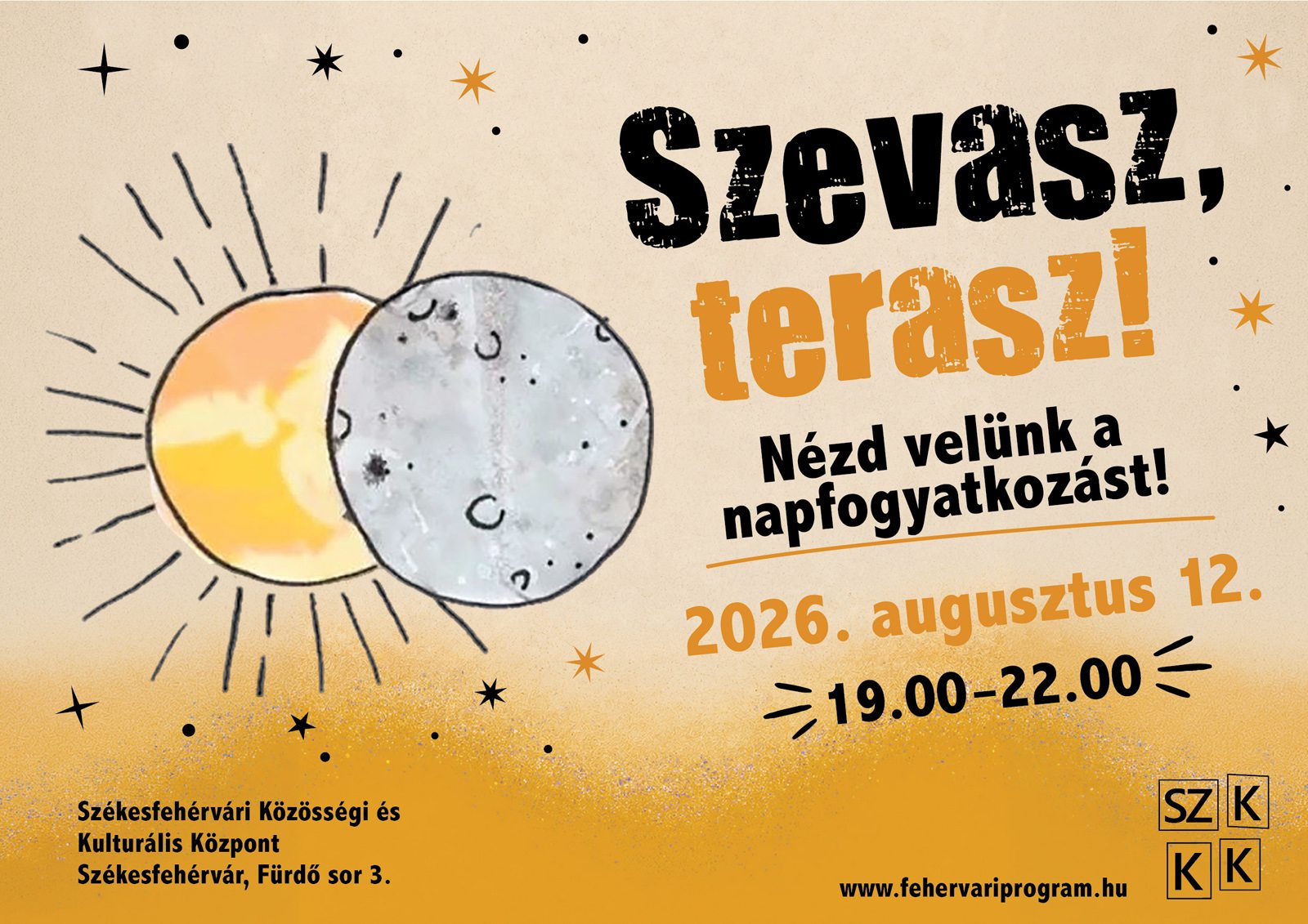 Szevasz, terasz! - Fehérvárról is megfigyelhető lesz a részleges napfogyatkozás