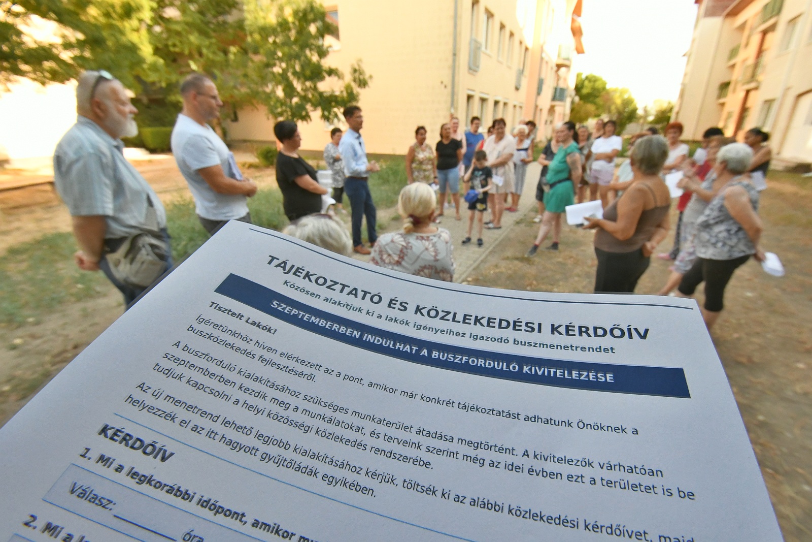 Lakossági fórum a Mura utcában - buszforduló épül idén ősszel