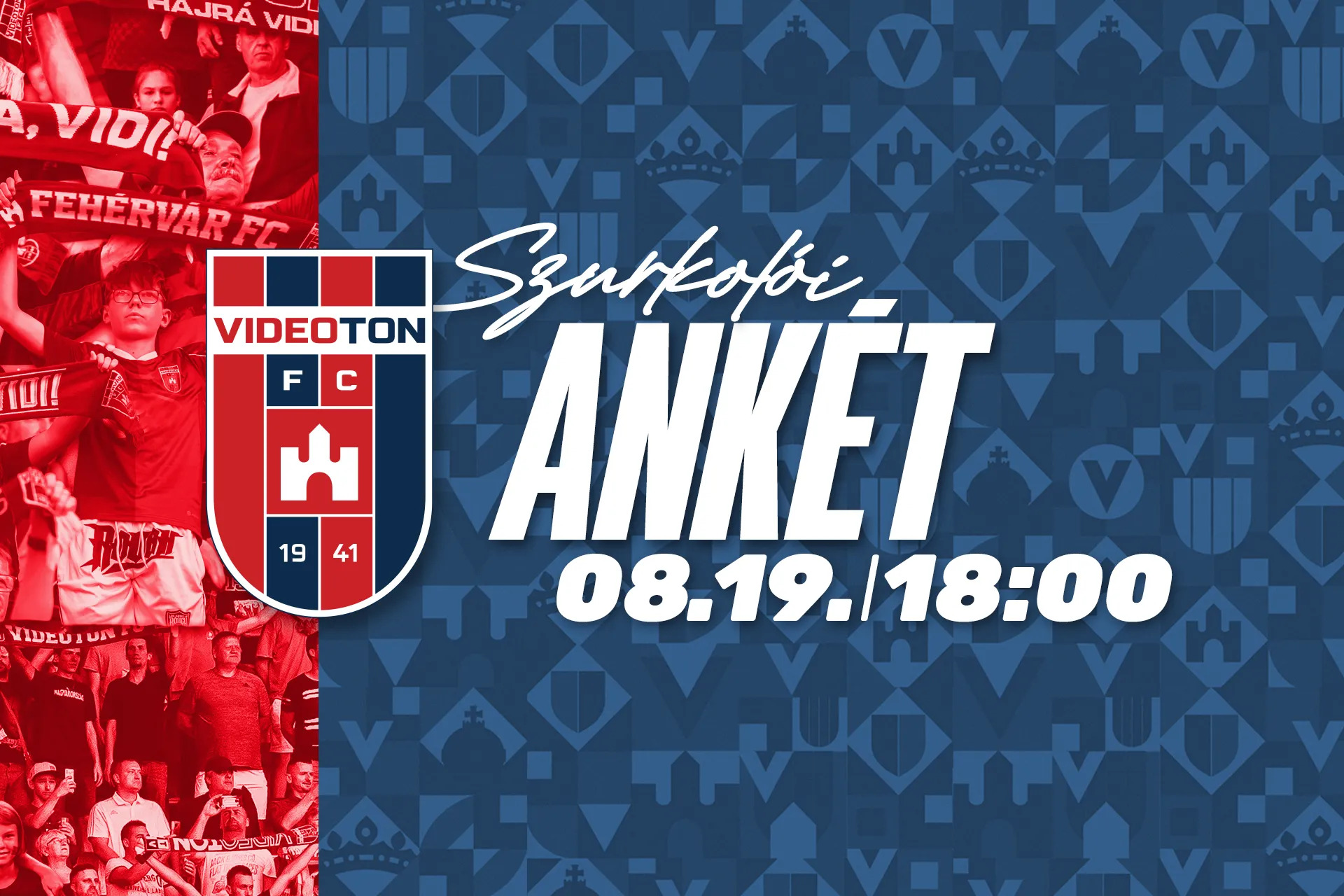 Szerda délután a Videoton FC Fehérvár jövőjéről tartanak szurkolói ankétot a Sóstói Stadionban