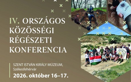 Közösségi Régészeti Konferencia: meghosszabbított jelentkezési lehetőség