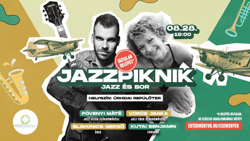 Ingyenes jazzpiknikre várnak szombaton az Úrhidai Repülőtérre