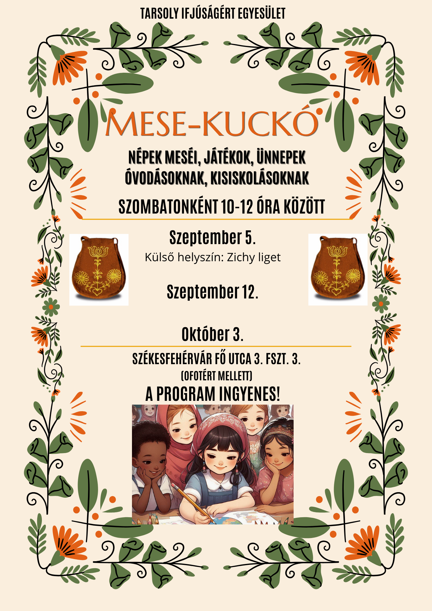 Mese-Kuckó várja a kisebb és nagyobb gyermekeket  a Civil Napon