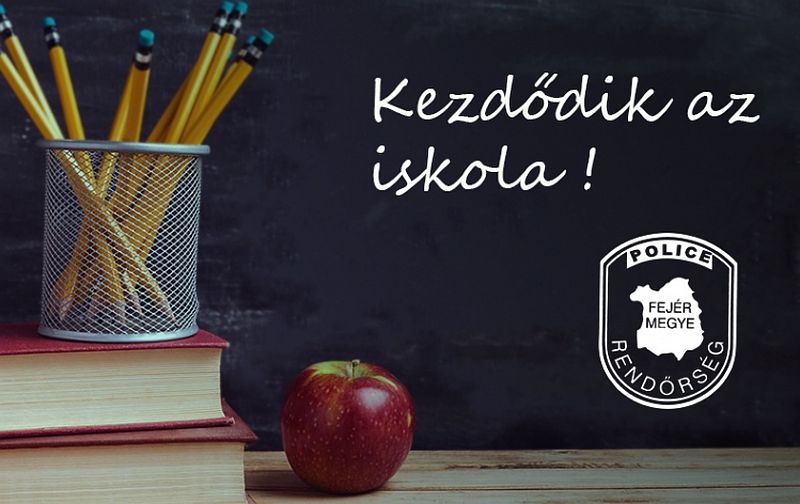 Szeptemberi tanévkezdés - ismét kiemelt figyelmet fordít a rendőrség az iskolák környékére