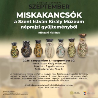 Különleges miskakancsók lettek a hónap műtárgyai a Szent István Múzeumban