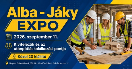 Alba-Jáky Expo 2026 – építőipari kiállítással és szakmai bemutatókkal várnak mindenkit