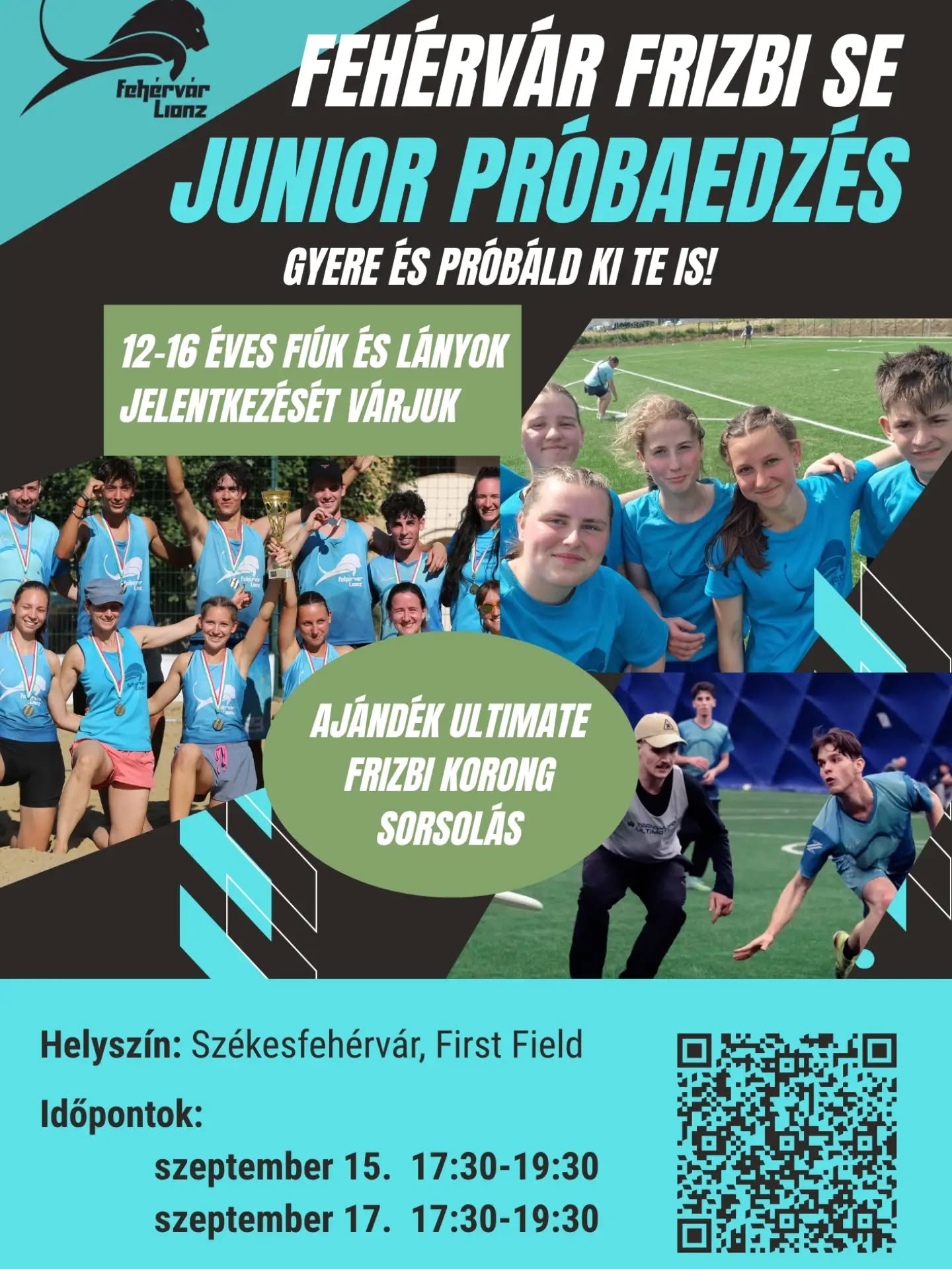 Ultimate frizbi - junior játékosokat toboroznak