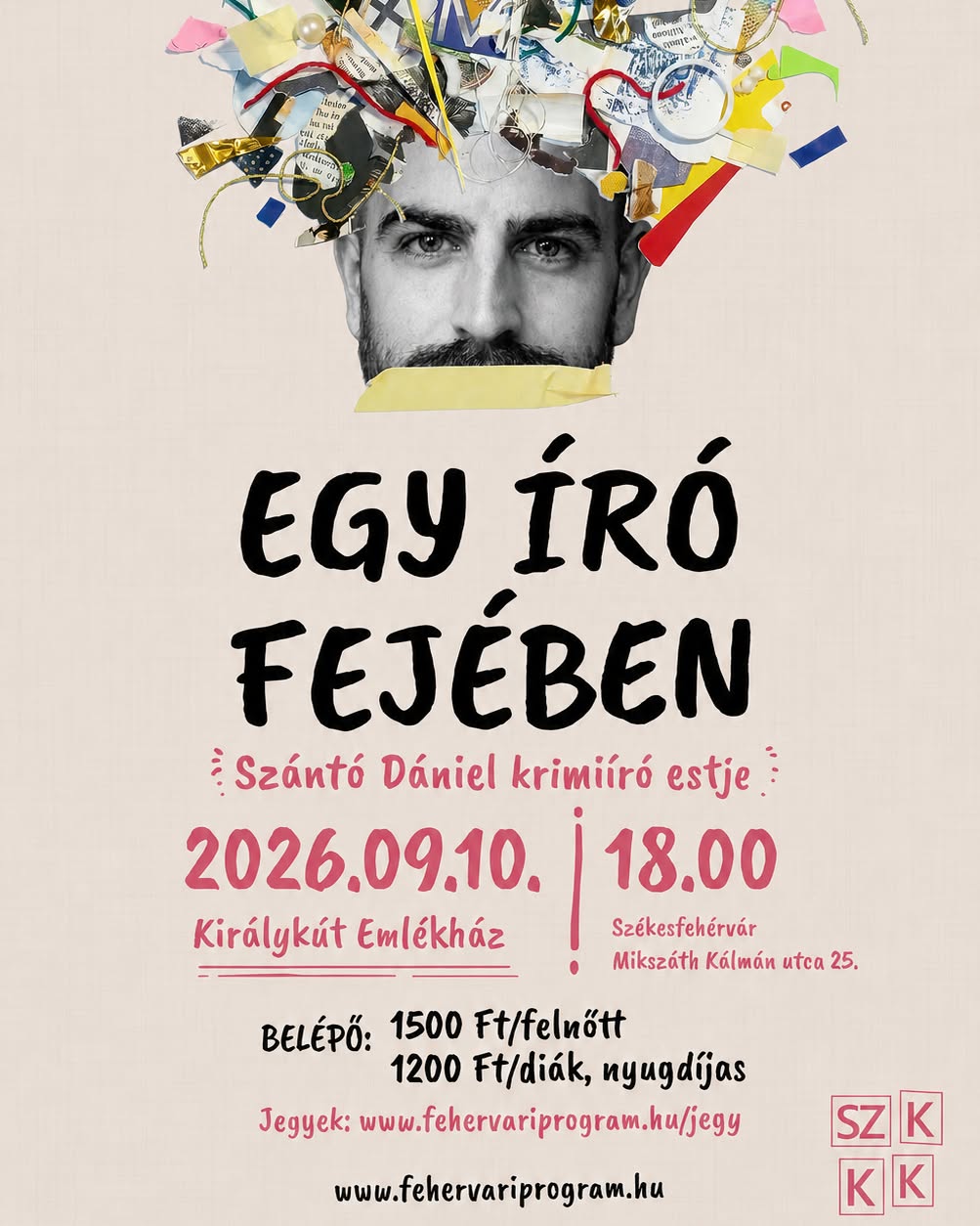 Egy író fejében – Szántó Dániel krimiíró estje