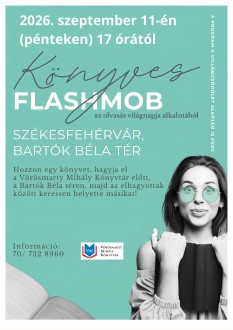 Könyves flashmob az olvasás világnapja alkalmából