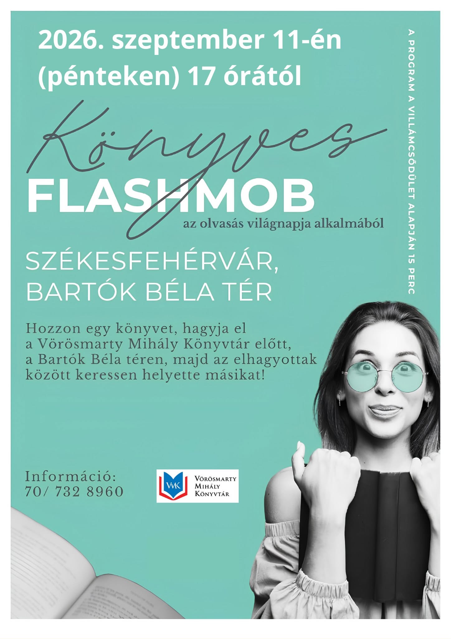Könyves flashmob az olvasás világnapja alkalmából