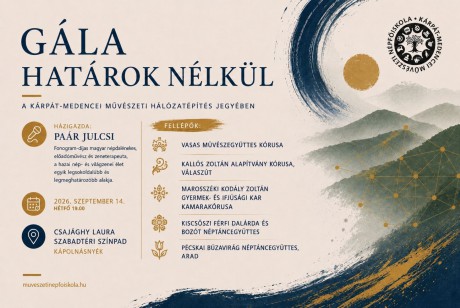 Gála határok nélkül – ingyenes gálakoncert a Csajághy Laura Szabadtéri Színpadon