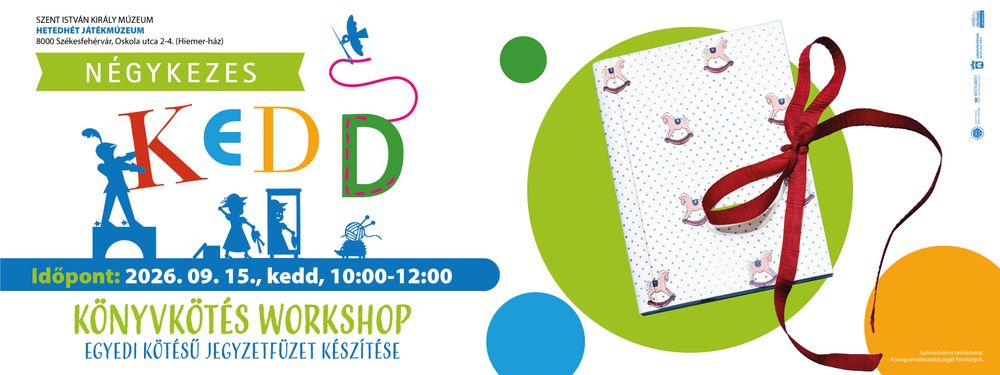 Könyvkötéssel folytatódik kedden a Négykezes Kedd