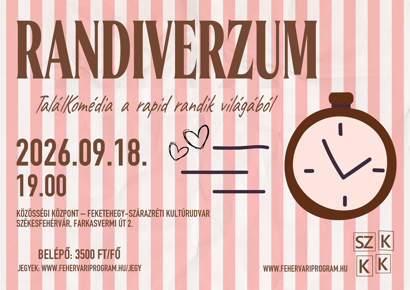 Randiverzum – Székesfehérvárra érkezik a TalálKomédia szeptember 18-án