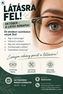 Szánjon néhány percet a látására - Szűrések a kórházban