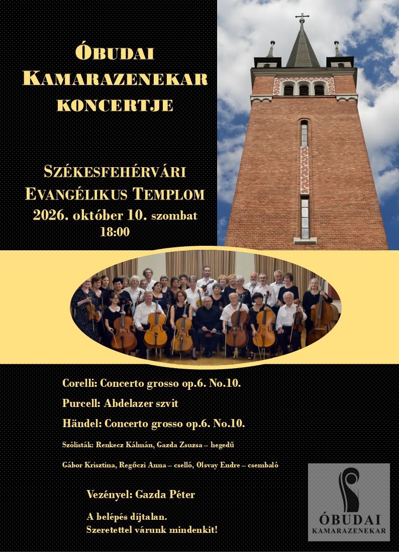 Komolyzenei koncert az Evangélikus templomban