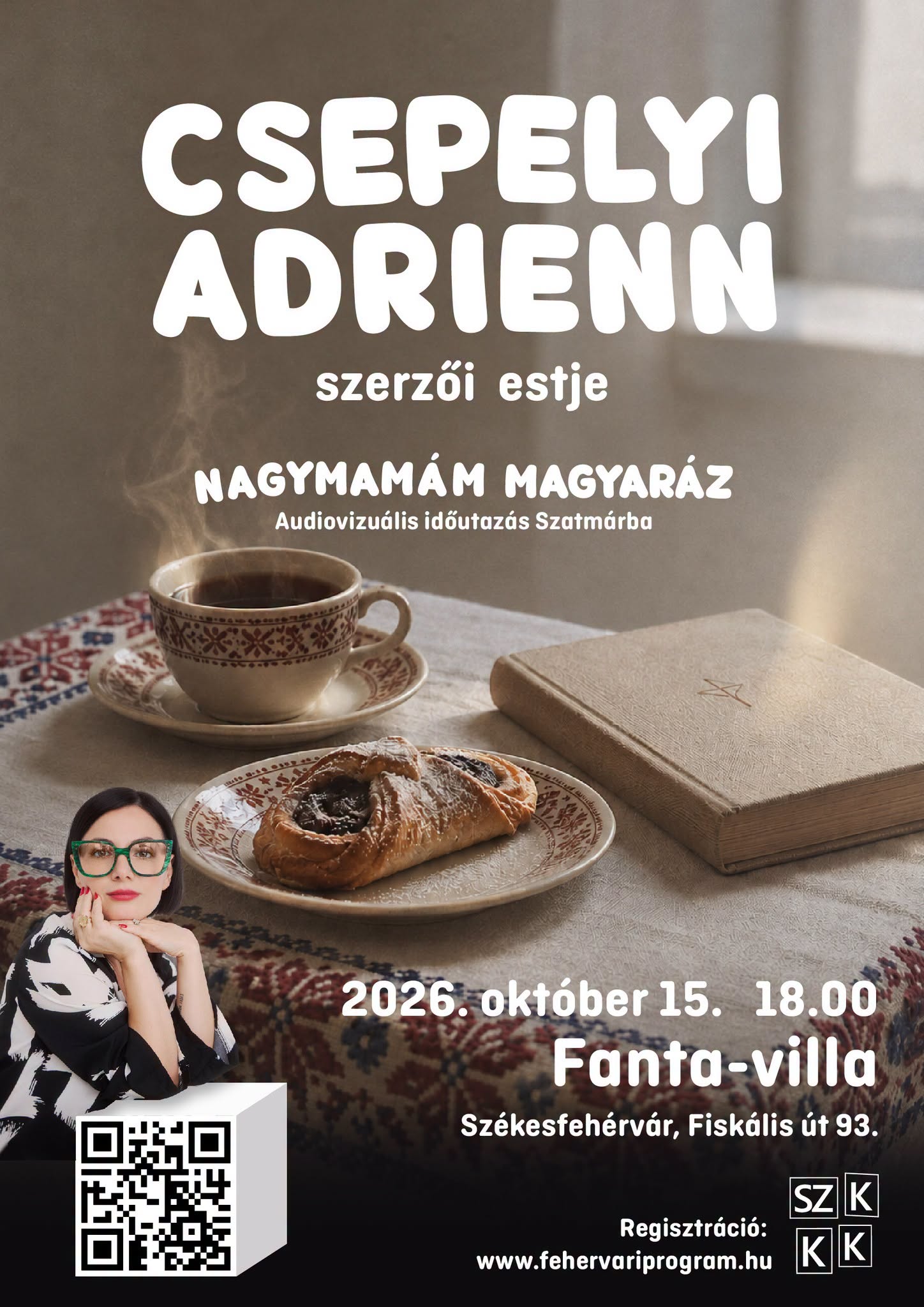 Nagymamám magyaráz – Csepelyi Adrienn szerzői estje a Fanta-villában
