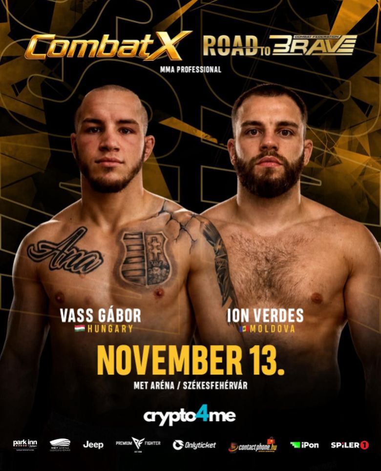 Az MMA visszatér - november 13-án CombatX-gála a MET Arénában!