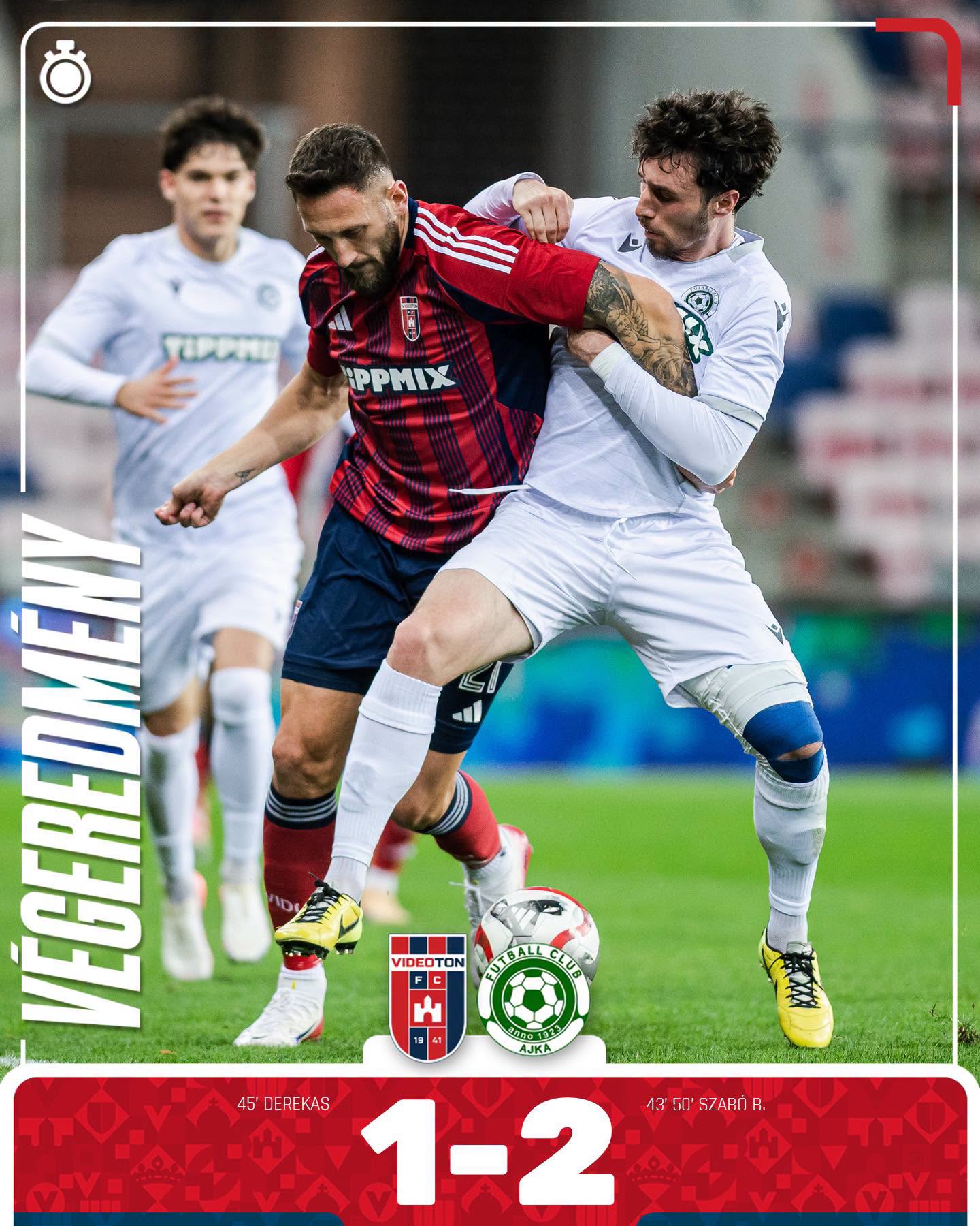 Az FC Ajka elvitte a pontokat a Sóstói Stadionból